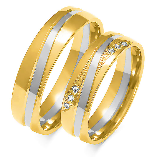 Oravyn 5.50 mm + 5.50 mm - 0,054 ct. Diamanten