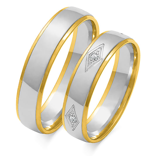 Pelarissa 5.00 mm + 5.00 mm - 0,07 ct. Diamanten