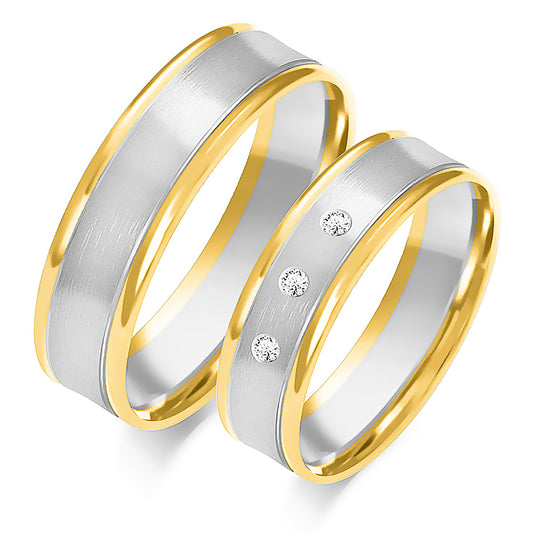 Gisavina 5.50 mm + 5.50 mm - 0,042 ct. Diamanten