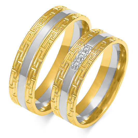 Thalorina 6.00 mm + 6.00 mm - 0,042 ct. Diamanten