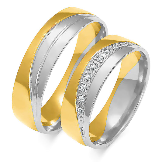 Valindra 6.00 mm + 6.00 mm - 0,14 ct. Diamanten