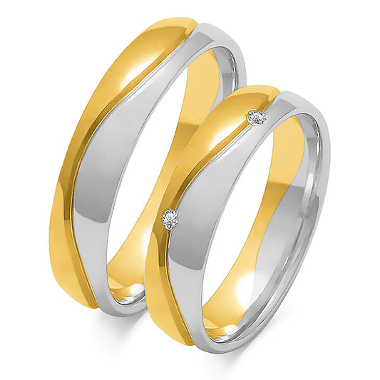 Xavendra 5.00 mm + 5.00 mm - 0,042 ct. Diamanten