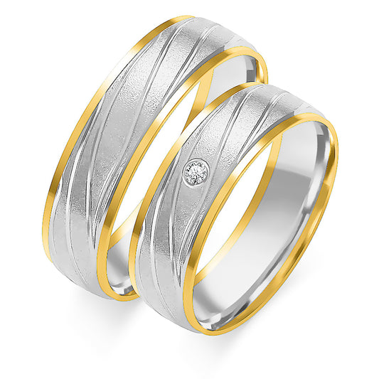 Hesperine 6.00 mm + 6.00 mm - 0,014 ct. Diamanten