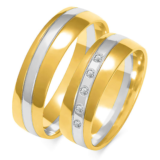 Celestara 6.00 mm + 6.00 mm - 0,07 ct. Diamanten
