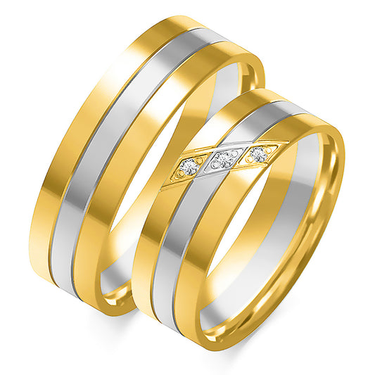 Kalliora 6.00 mm + 6.00 mm - 0,027 ct. Diamanten