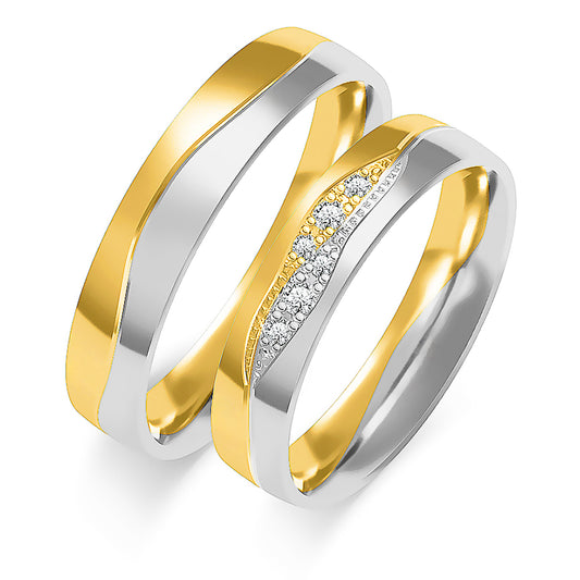 Olirienne 4.50 mm + 4.50 mm - 0,08 ct. Diamanten