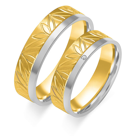 Quorana 5.50 mm + 5.50 mm - 0,009 ct. Diamanten