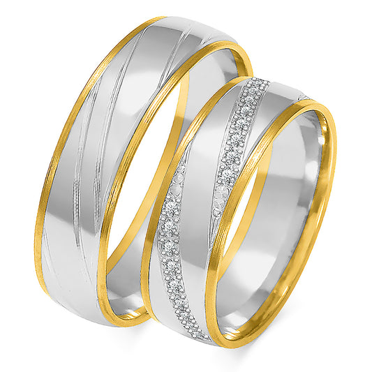 Selindra Rose 6.00 mm + 6.00 mm - 0,324 ct. Diamanten