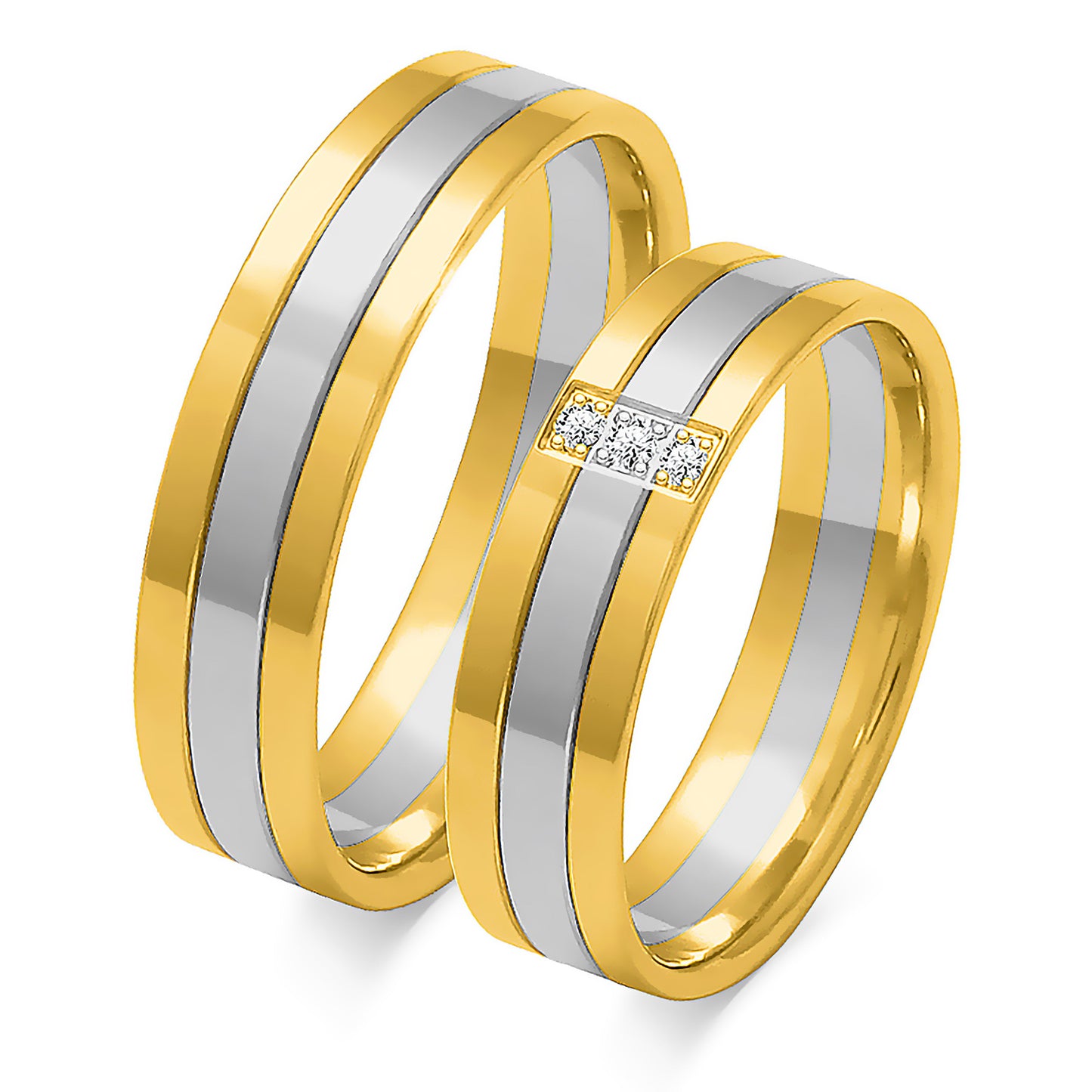 Melissara 5.00 mm + 5.00 mm - 0,032 ct. Diamanten
