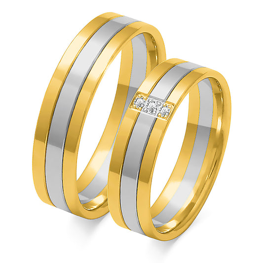 Melissara 5.00 mm + 5.00 mm - 0,032 ct. Diamanten