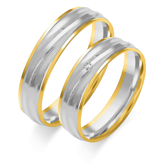 Iravelle 5.00 mm + 5.00 mm - 0,014 ct. Diamanten