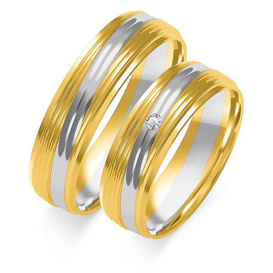 Liorara 6.00 mm + 6.00 mm - 0,022 ct. Diamanten