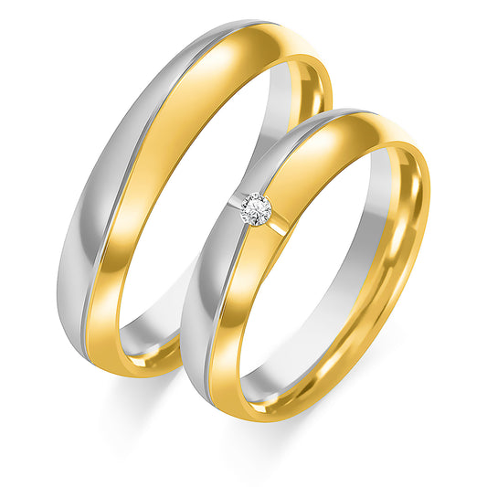 Oraliah 4.50 mm + 4.50 mm - 0,033 ct. Diamanten