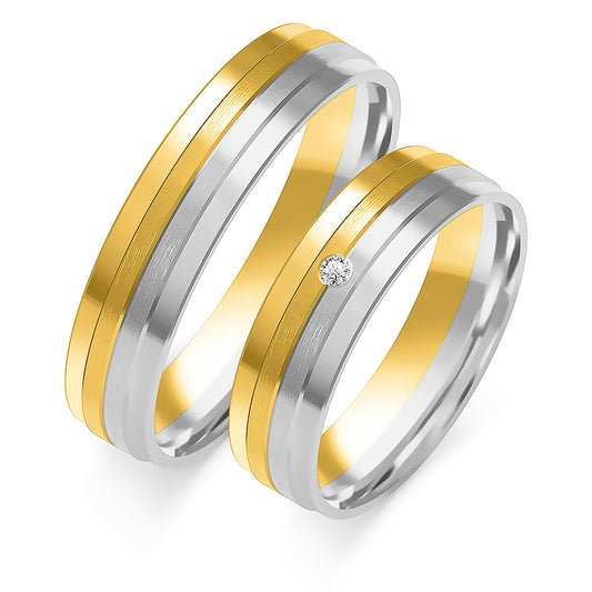 Thalindra 5.00 mm + 5.00 mm - 0,014 ct. Diamanten