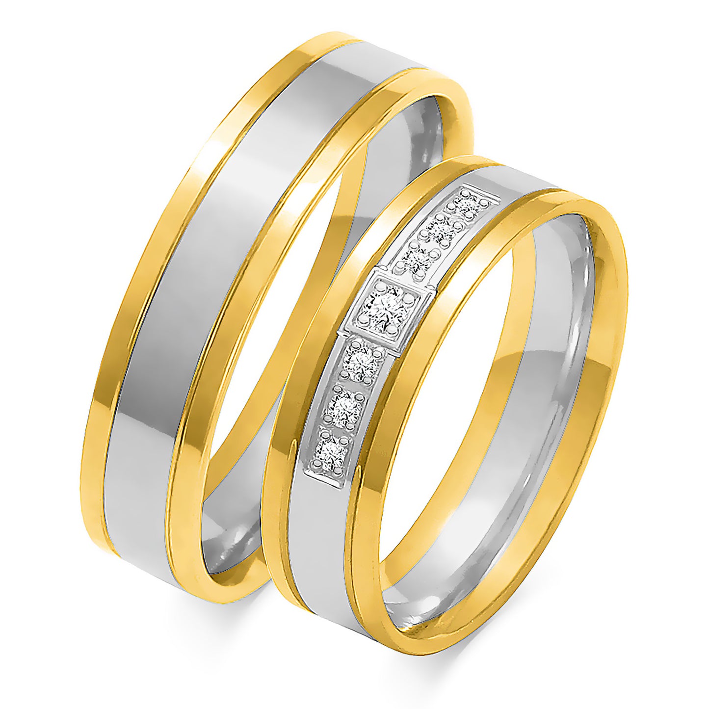 Pryllia 5.50 mm + 5.50 mm - 0,106 ct. Diamanten