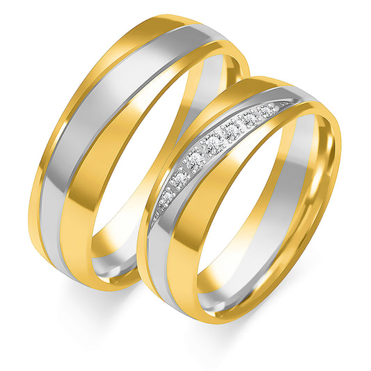 Velloria 6.00 mm + 6.00 mm - 0,123 ct. Diamanten