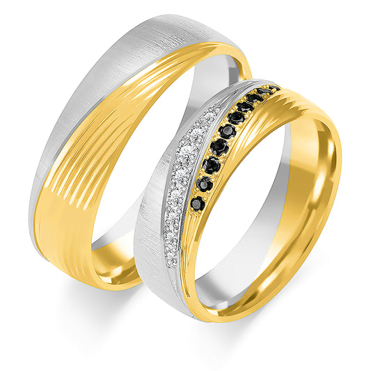 Zanielle Rose 6.00 mm + 6.00 mm - 0,225 ct. Diamanten