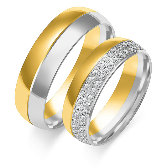 Alissara 6.50 mm + 6.50 mm - 0,72 ct. Diamanten