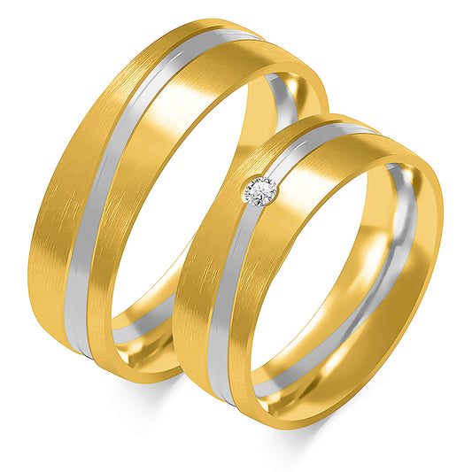 Dianorisse 6.50 mm + 6.50 mm - 2,25 ct. Diamanten