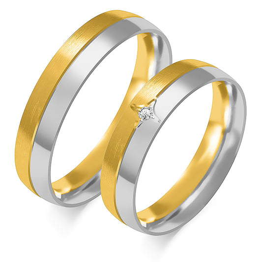 Loravelle 4.50 mm + 4.50 mm - 0,014 ct. Diamanten