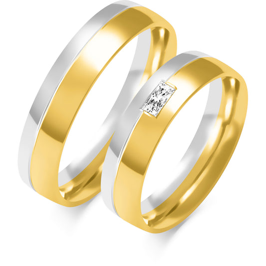 Ravindra 5.00 mm + 5.00 mm - 0,061 ct. Diamanten