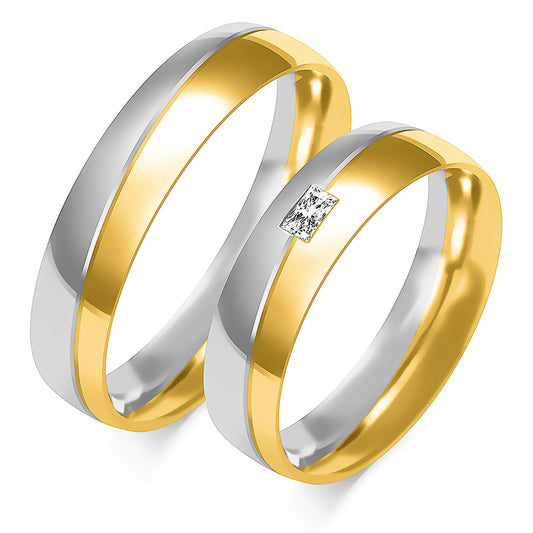 Vioralyn 5.00 mm + 5.00 mm - 0,061 ct. Diamanten