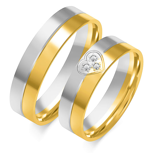 Calyndra 5.50 mm + 5.50 mm - 0,042 ct. Diamanten