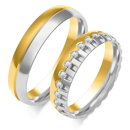Haravina 5.00 mm + 5.00 mm - 0,55 ct. Diamanten