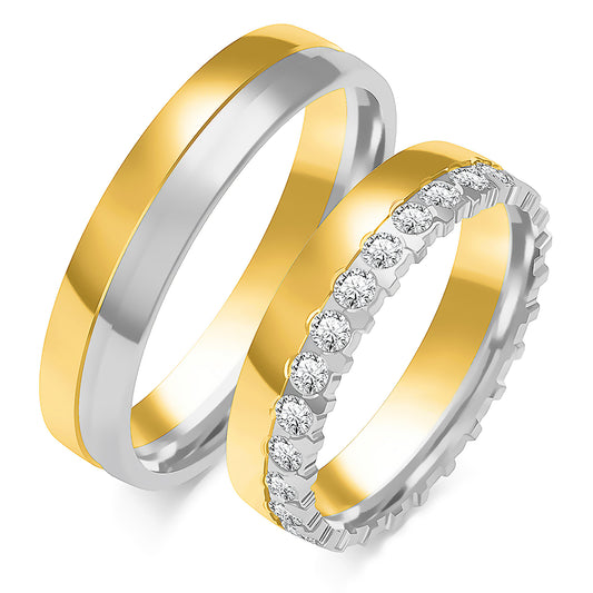 Ilvendra 5.00 mm + 5.00 mm - 0,891 ct. Diamanten