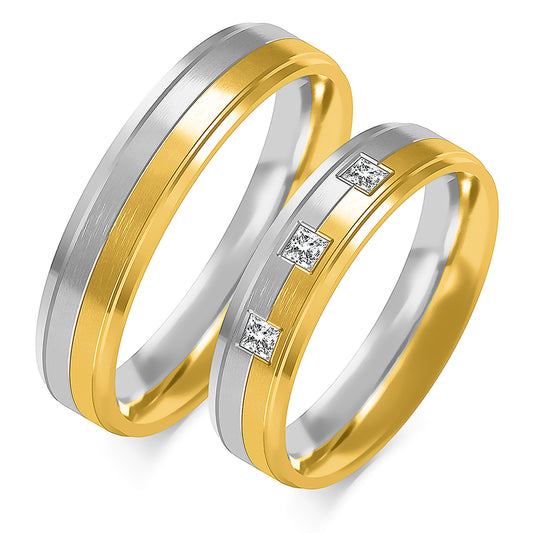 Kaelira 5.00 mm + 5.00 mm - 0,459 ct. Diamanten
