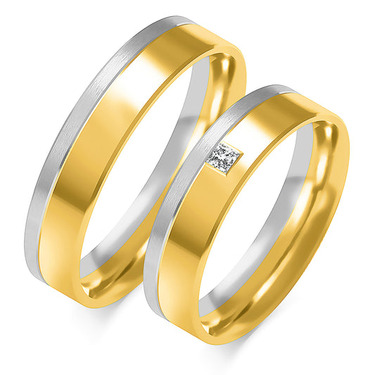 Nerolisse 5.00 mm + 5.00 mm - 0,459 ct. Diamanten