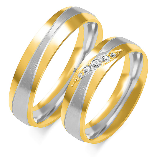 Rosalavine 5.00 mm + 5.00 mm - 0,068 ct. Diamanten
