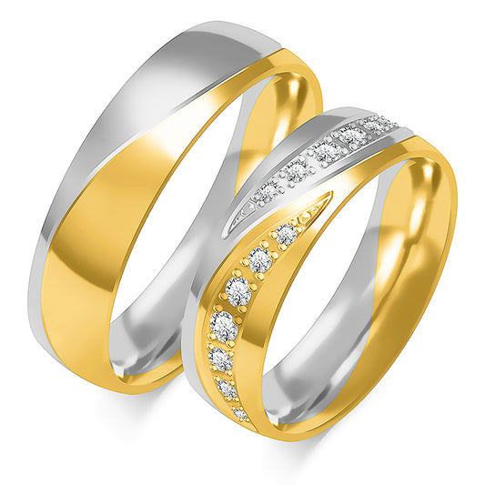 Serelissa 6.00 mm + 6.00 mm - 0,246 ct. Diamanten