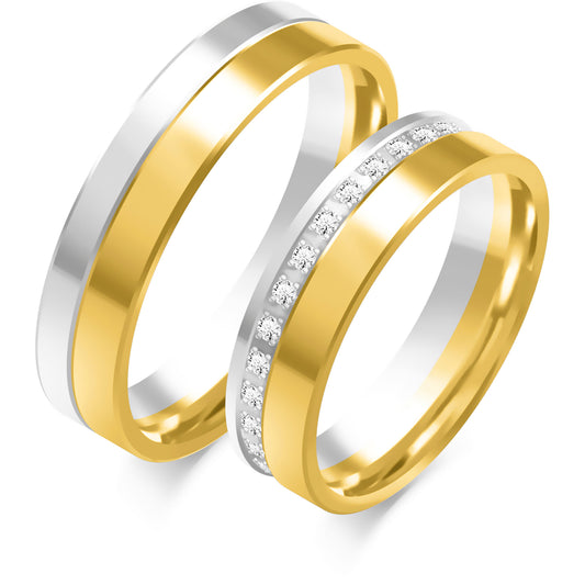 Violana 5.00 mm + 5.00 mm - 0,288 ct. Diamanten