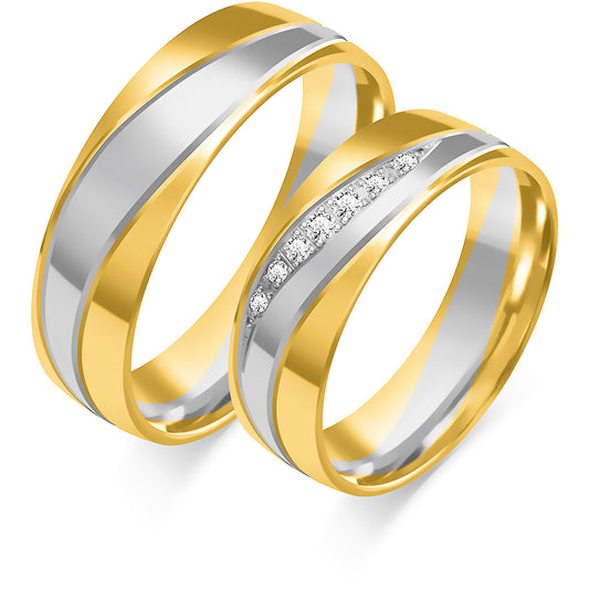 Xaralisse 6.00 mm + 6.00 mm - 0,073 ct. Diamanten