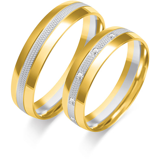 Delassia 5.00 mm + 5.00 mm - 0,168 ct. Diamanten