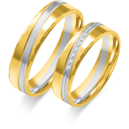 Elanoria 5.00 mm + 5.00 mm - 0,063 ct. Diamanten
