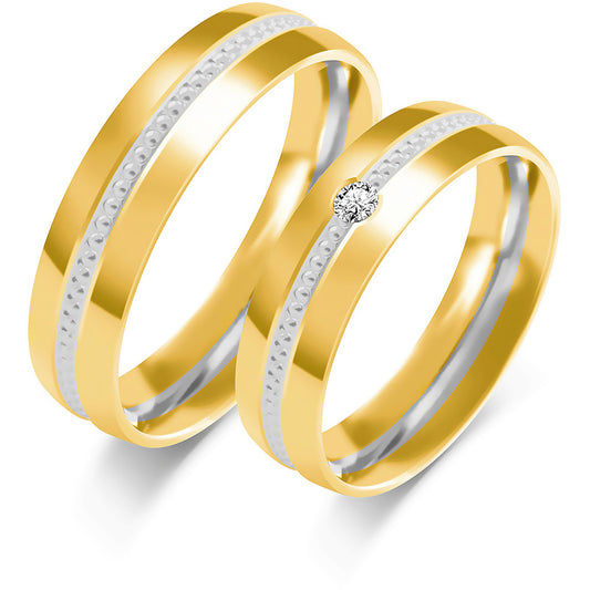Isanora 5.50 mm + 5.50 mm - 0,065 ct. Diamanten