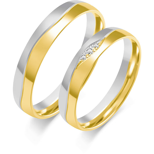 Pavindra 4.00 mm + 4.00 mm - 0,019 ct. Diamanten
