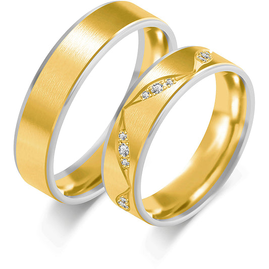 Trenaria 5.00 mm + 5.00 mm - 0,232 ct. Diamanten