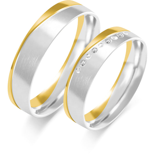Vanyssa 5.00 mm + 5.00 mm - 0,036 ct. Diamanten