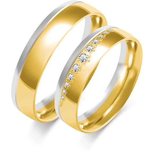 Ysavira 5.00 mm + 5.00 mm - 0,118 ct. Diamanten