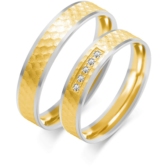 Cessaria 4.50 mm + 4.50 mm - 0,045 ct. Diamanten