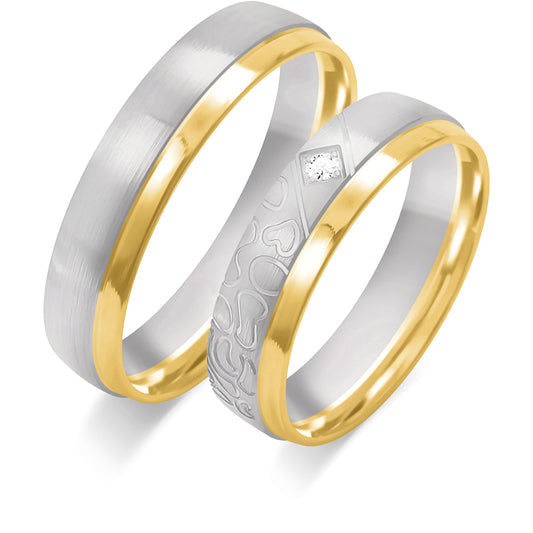 Meliora Belle 5.00 mm + 5.00 mm - 0,014 ct. Diamanten
