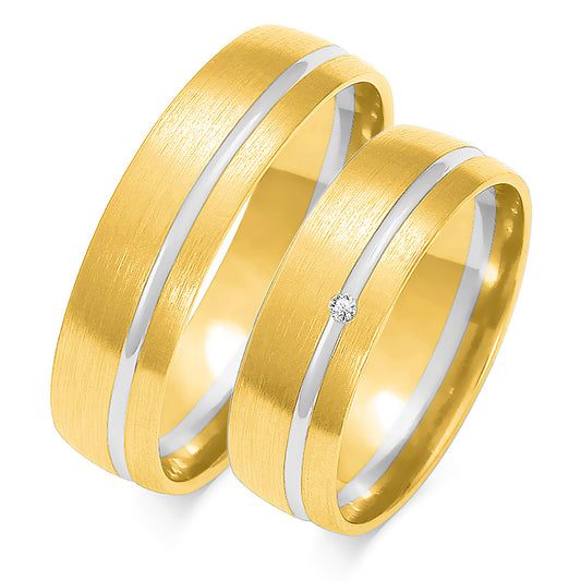 Ylissara 6.00 mm + 6.00 mm - 0,009 ct. Diamanten