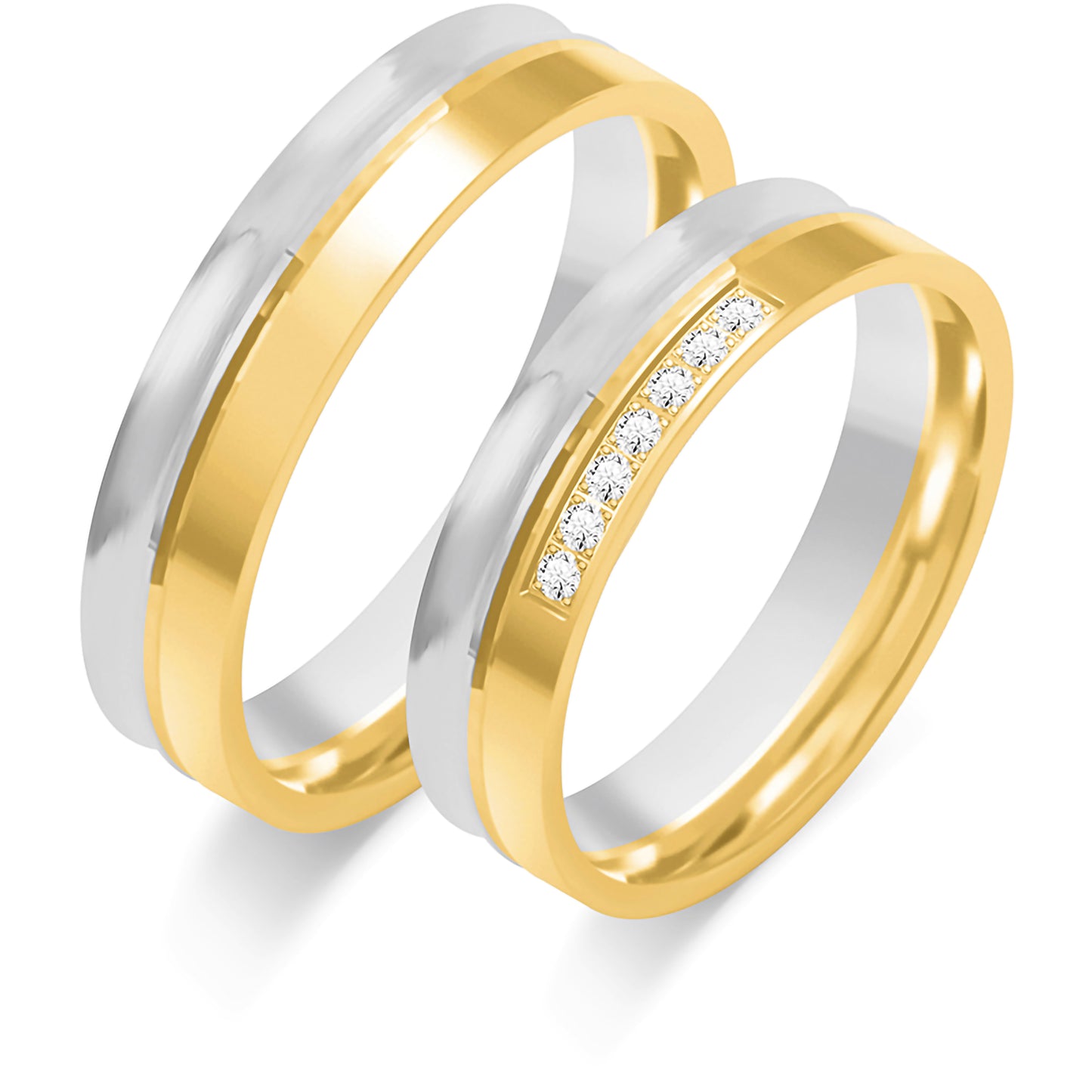 Urelissa 5.00 mm + 5.00 mm - 0,063 ct. Diamanten