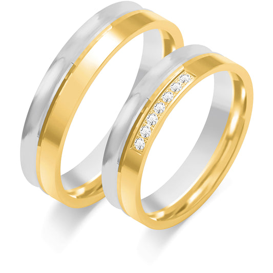 Urelissa 5.00 mm + 5.00 mm - 0,063 ct. Diamanten