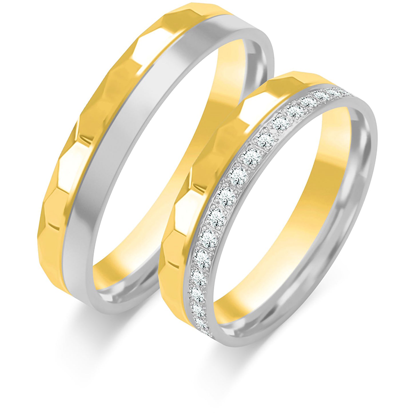 Winaria 4.50 mm + 4.50 mm - 0,36 ct. Diamanten