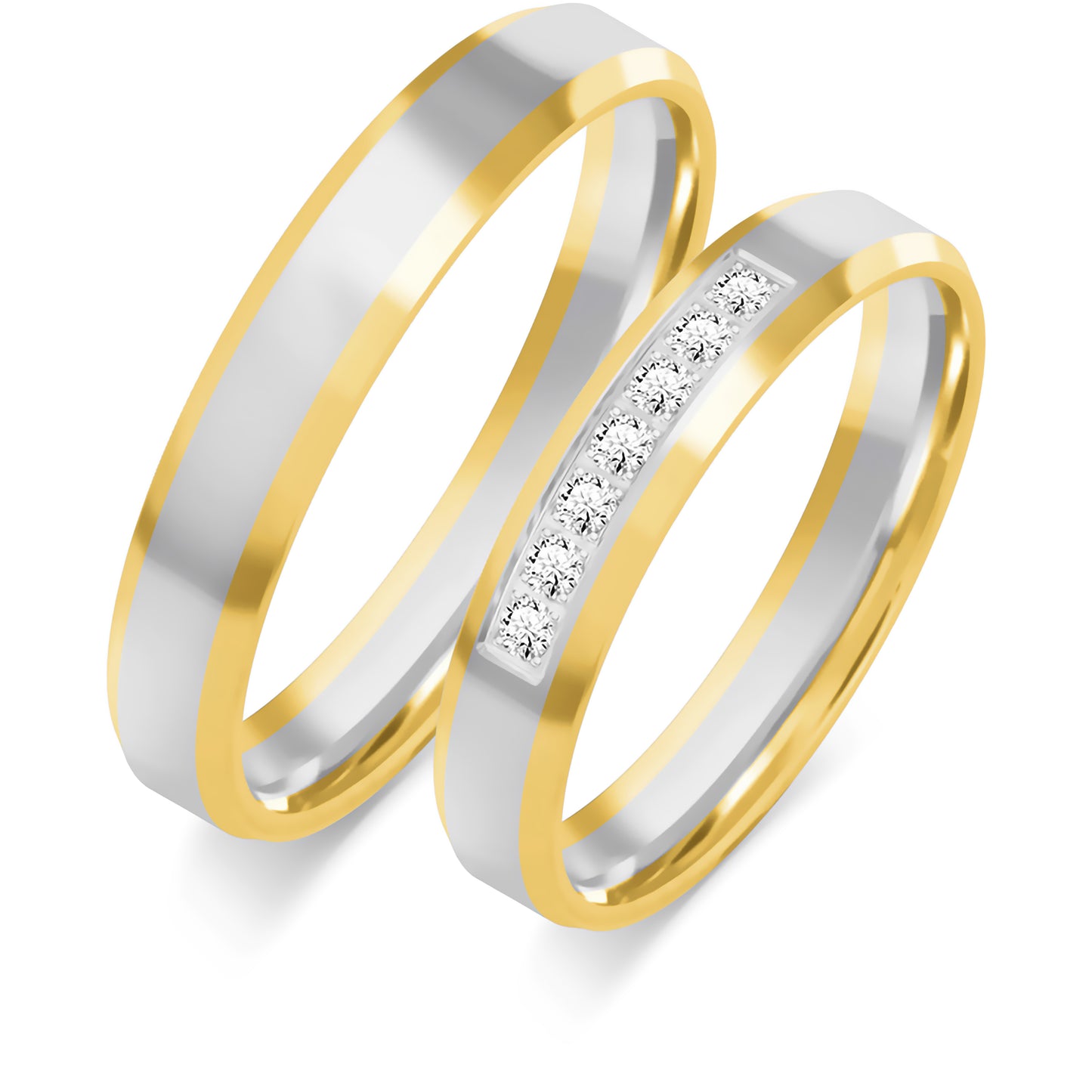 Ariantha 4.00 mm + 4.00 mm - 0,098 ct. Diamanten
