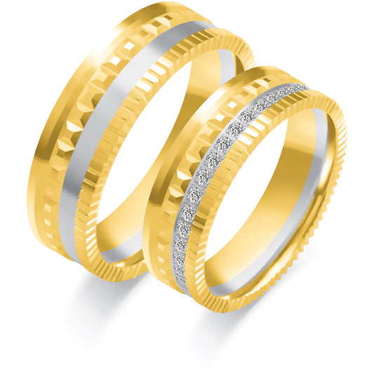 Ilanessa 6.50 mm + 6.50 mm - 0,49 ct. Diamanten